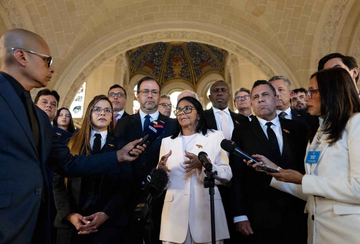 La presidenta encargada de Venezuela, Delcy Rodríguez