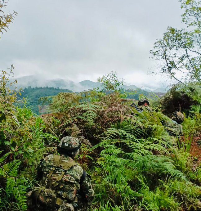 Ejército, en combates en Cauca.
