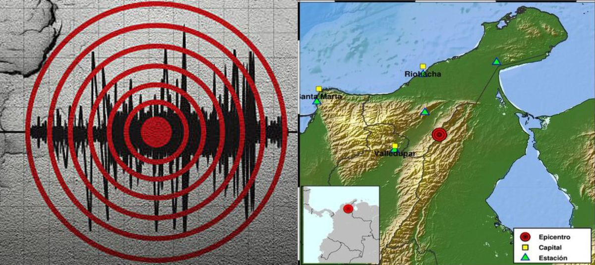 Temblor hoy en el norte de Colombia.