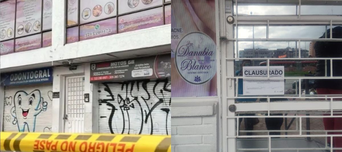 Centros estéticos cerrados en Bogotá.