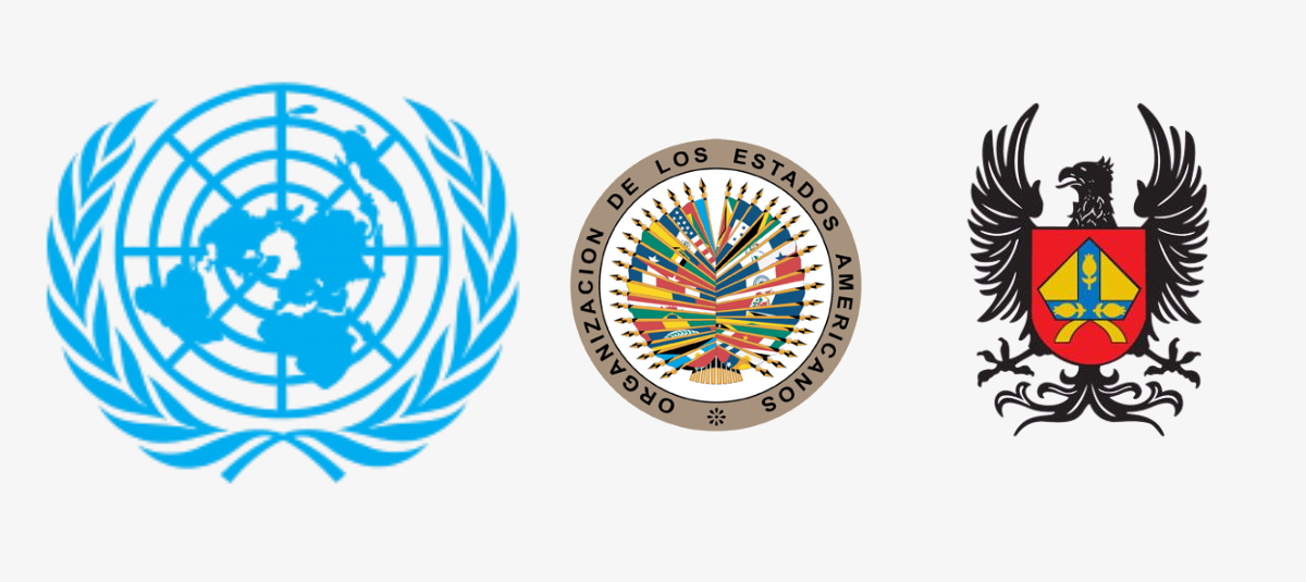 ONU, OEA, Conferencia Episcopal.