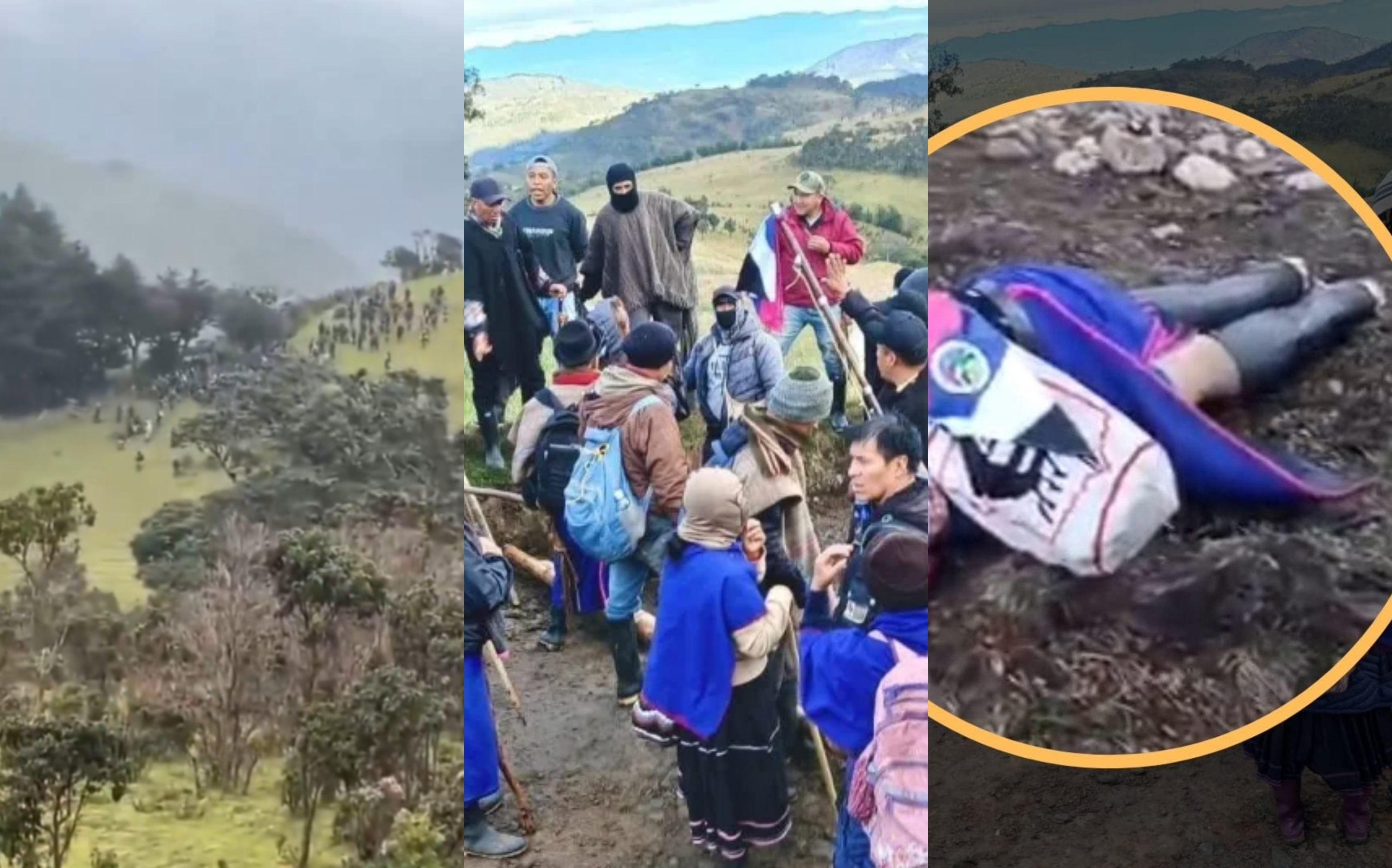 Imágenes que dejó la batalla campal por derecho a la tierra entre indígenas Misak y Nasa.