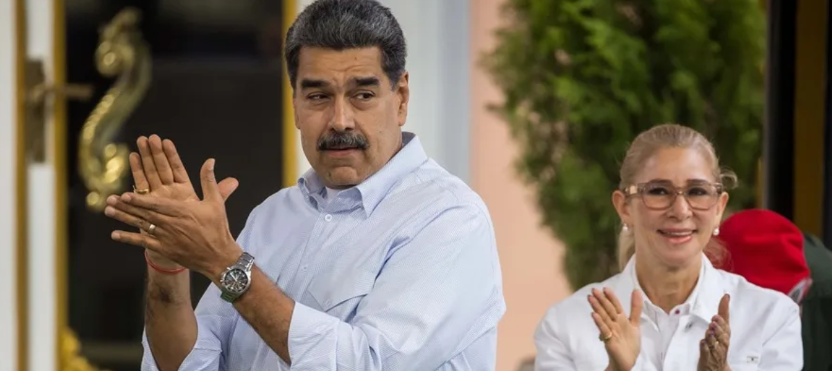 Nicolás Maduro y Cilia Flores.