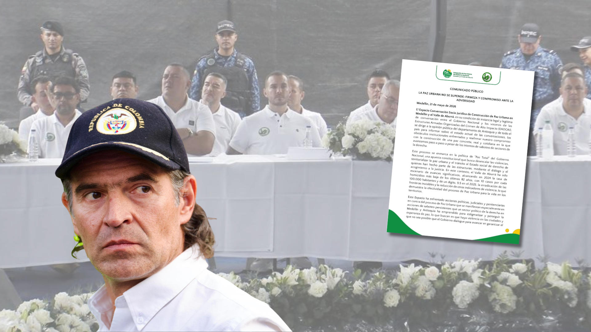 El alcalde de Medellín rechazó la reanudación de la mesa de paz de la cárcel de Itagüí.
