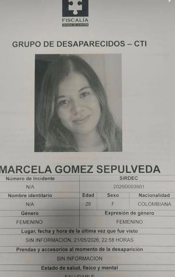 Rechazan a asesinato de joven desaparecida en Cali.
