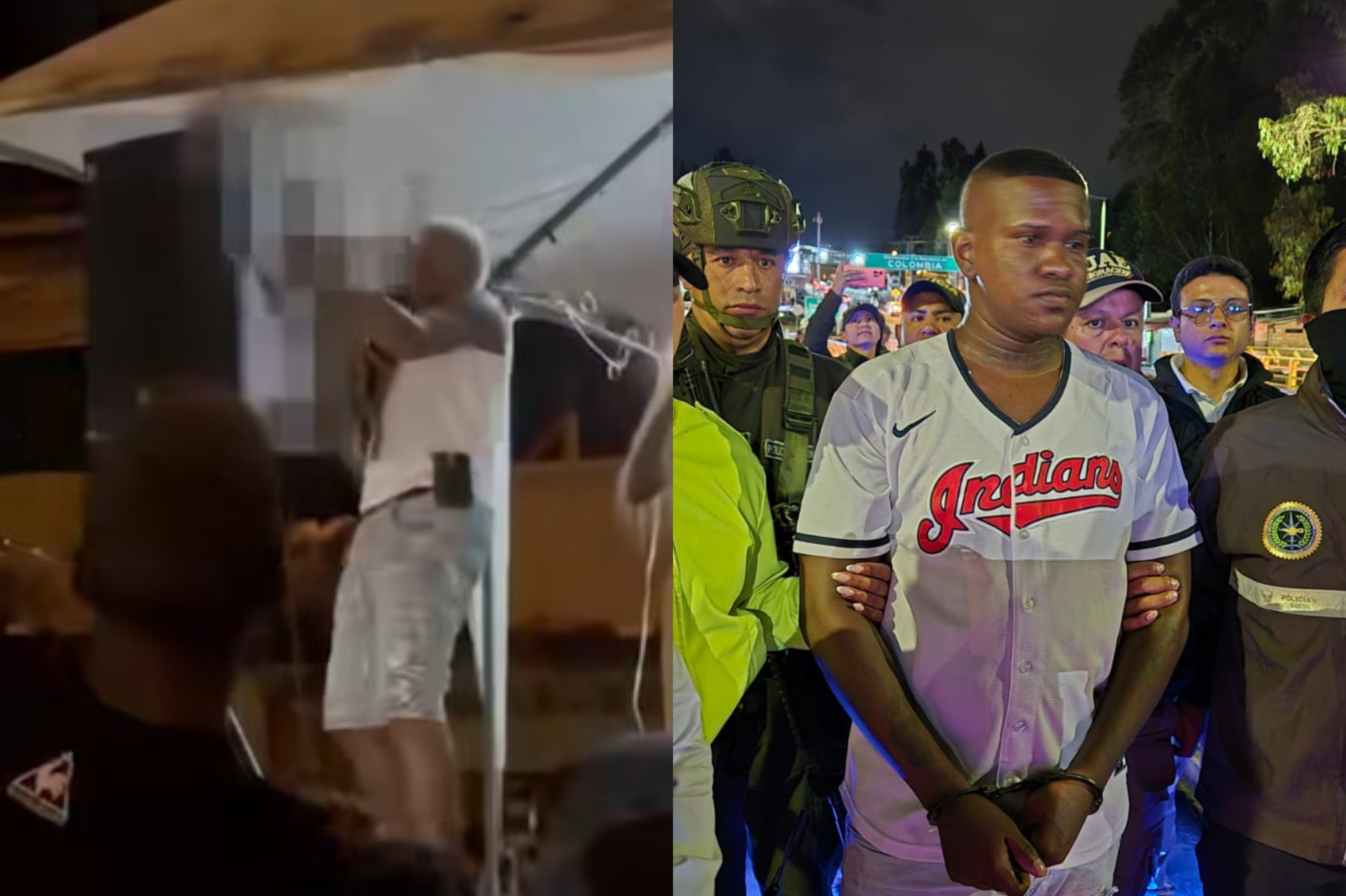 Imágenes de alias 'Ruano' en Esmeraldas y recientemente en el paso de Rumichaca.