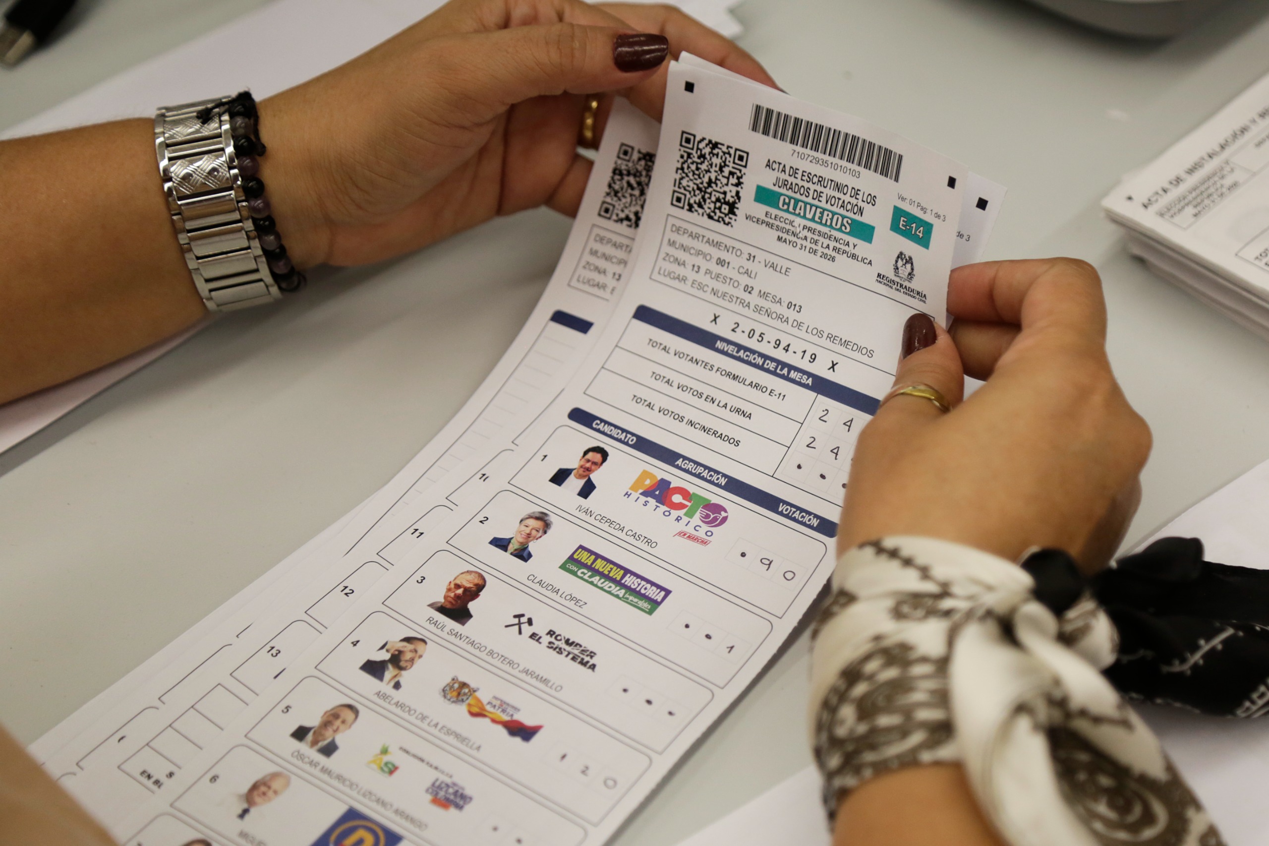 Escrutinio de las elecciones 2026