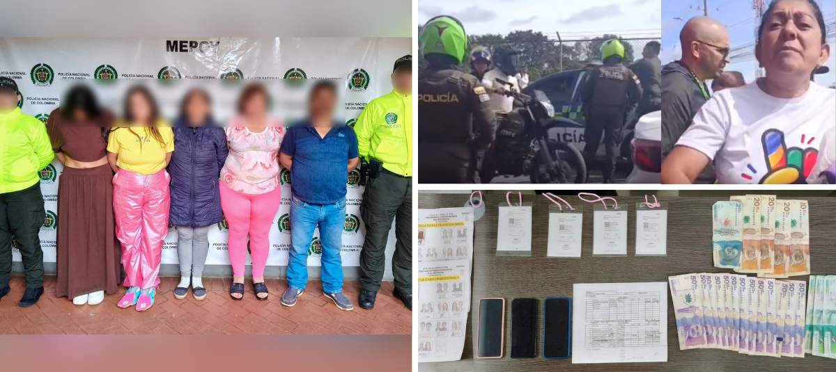 These are those captured for electoral crimes in Popayán.