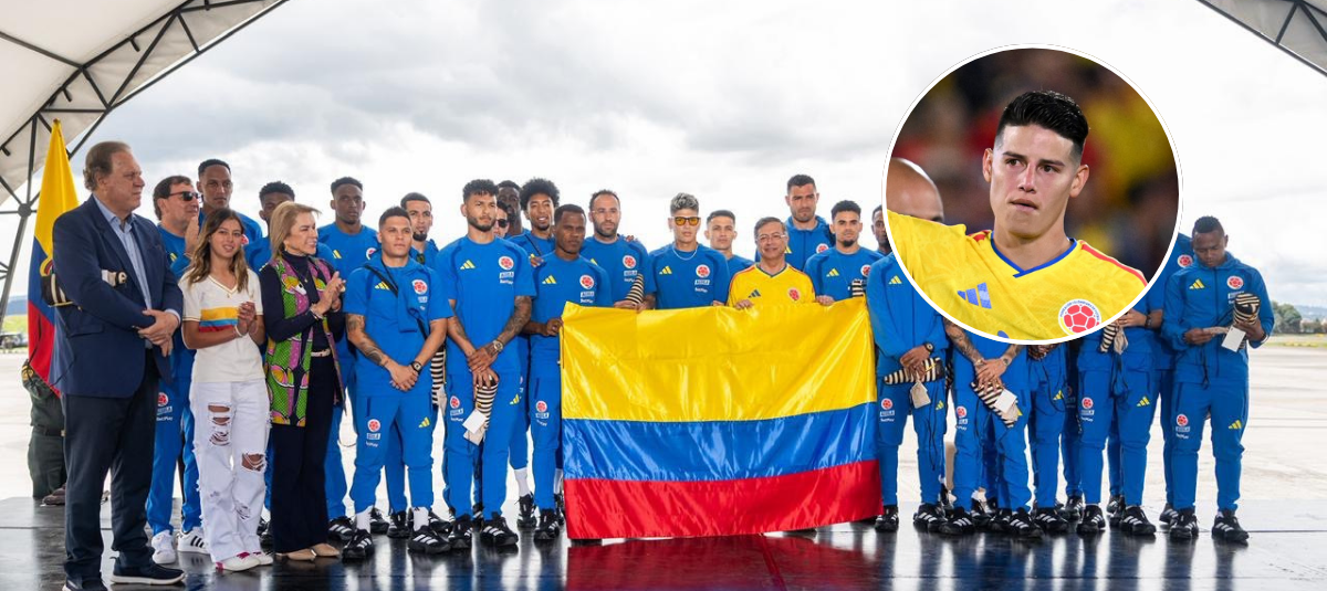 Antonella Petro publicó video para James Rodríguez y toda la Selección Colombia tras acto de despedida