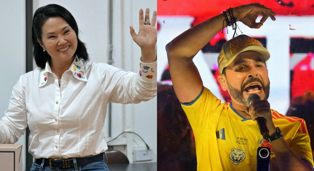 Keiko Fujimori and Abelardo de la Espriella