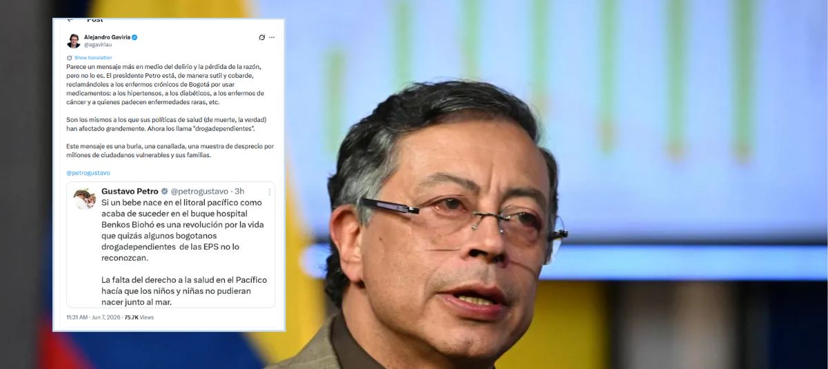 Gaviria calificó el comentario como una