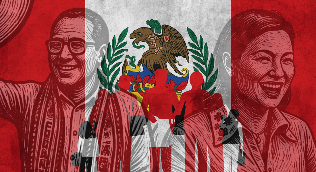 Collage Perú / elecciones / Keiko Fujimori / Roberto Sánchez