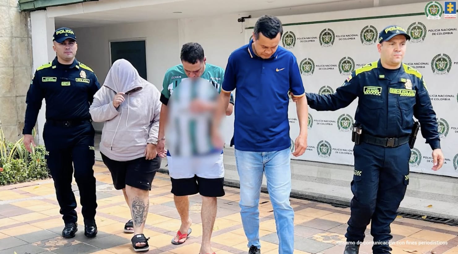 Sicarios y organizadores del crimen de periodista Cristian Herrera.