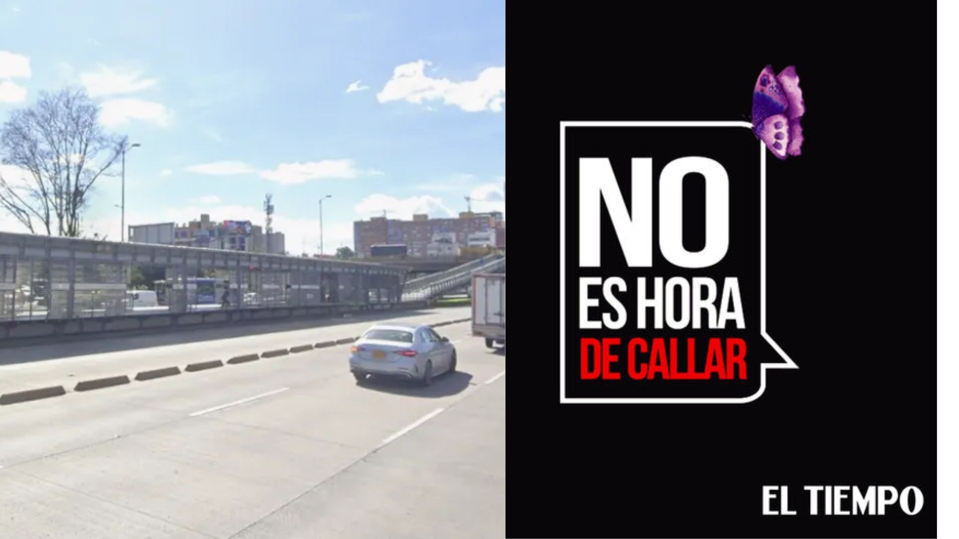 Estación Concejo de Bogotá y No Es Hora de Callar.