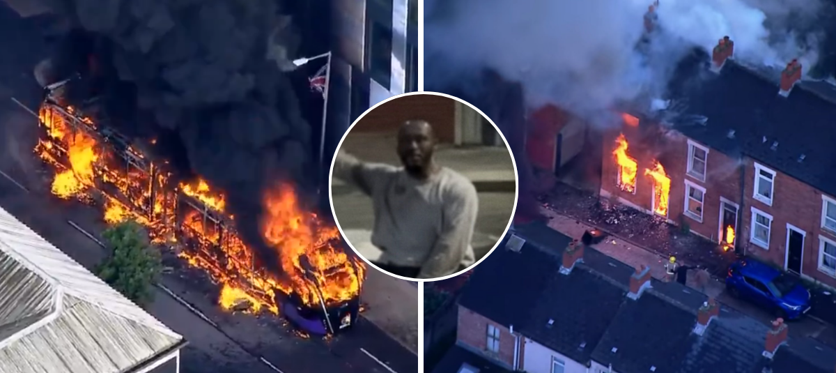 Disturbios en Belfast.