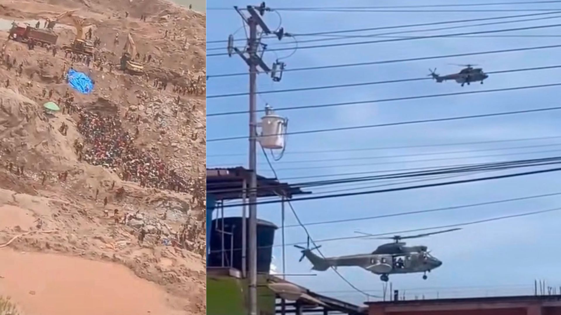 Military deployment in the mining arc of Venezuela.