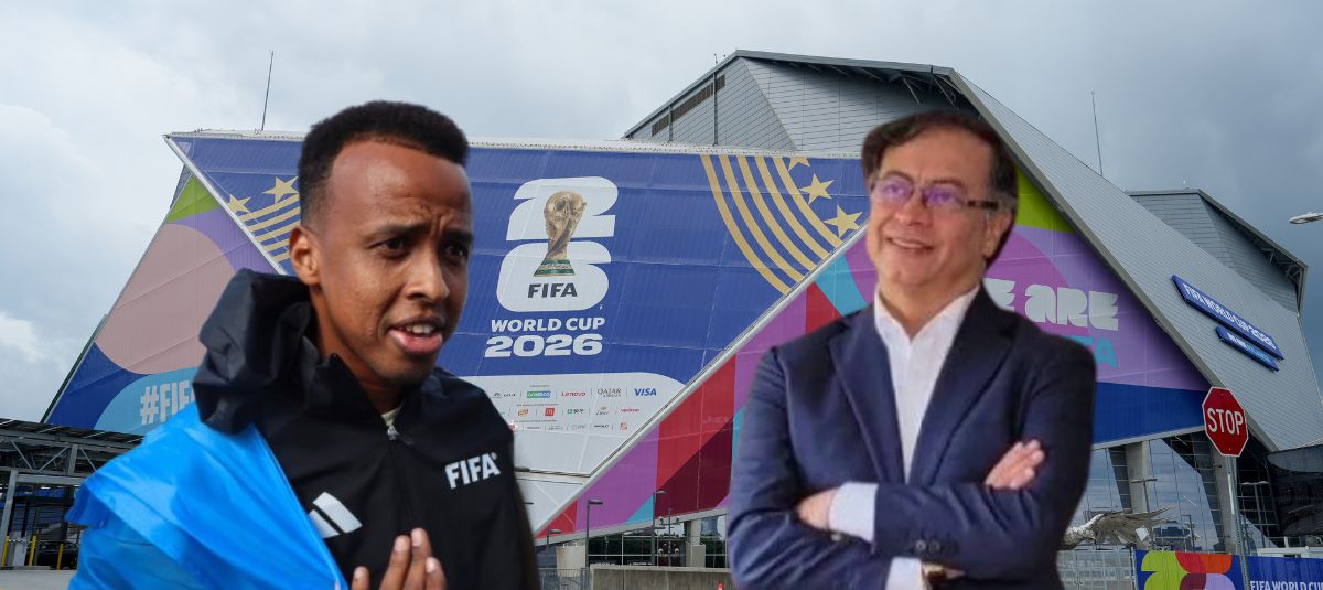Gustavo Petro reacted after they did not let the Somali referee enter the US.