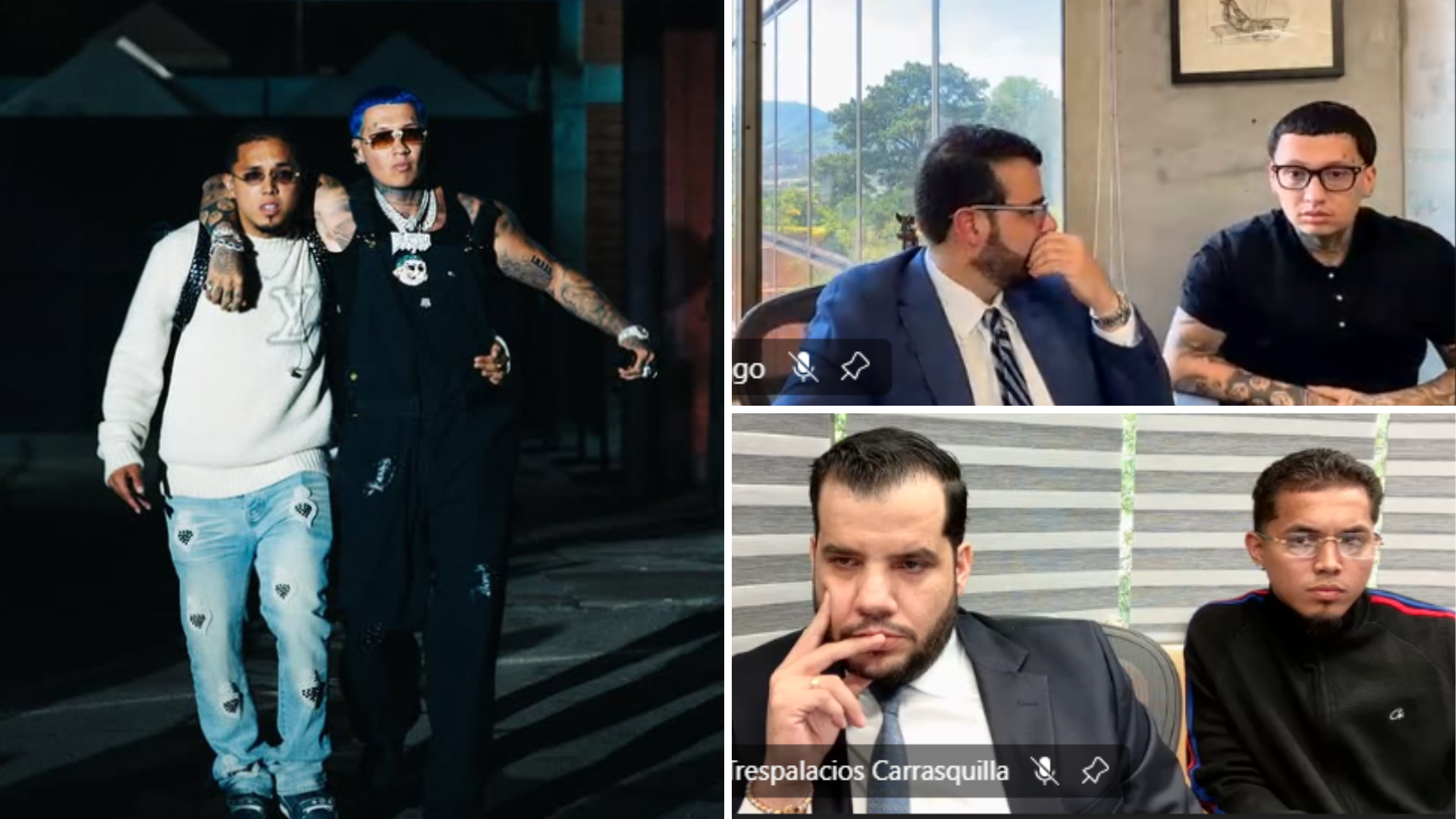 The hearing to impose a security measure against Blessd, Dímelo Jara and two more people for alleged kidnapping for ransom lasted more than 10 hours.