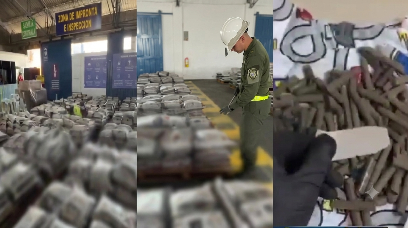 Narcotráfico: en el Puerto de Cartagena incautaron 2.4 toneladas de cocaína ocultas en café, y cuyo destino era España