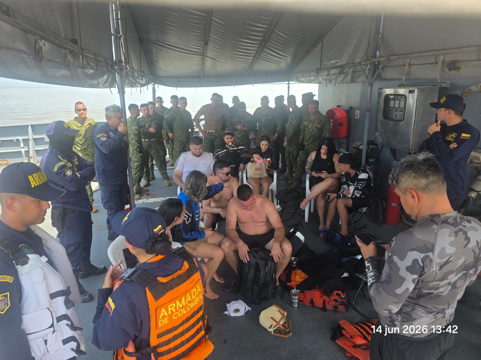 fueron rescatadas con vida tras el naufragio de la embarcación en la que se transportaban por el sector de Bocas de Atrato