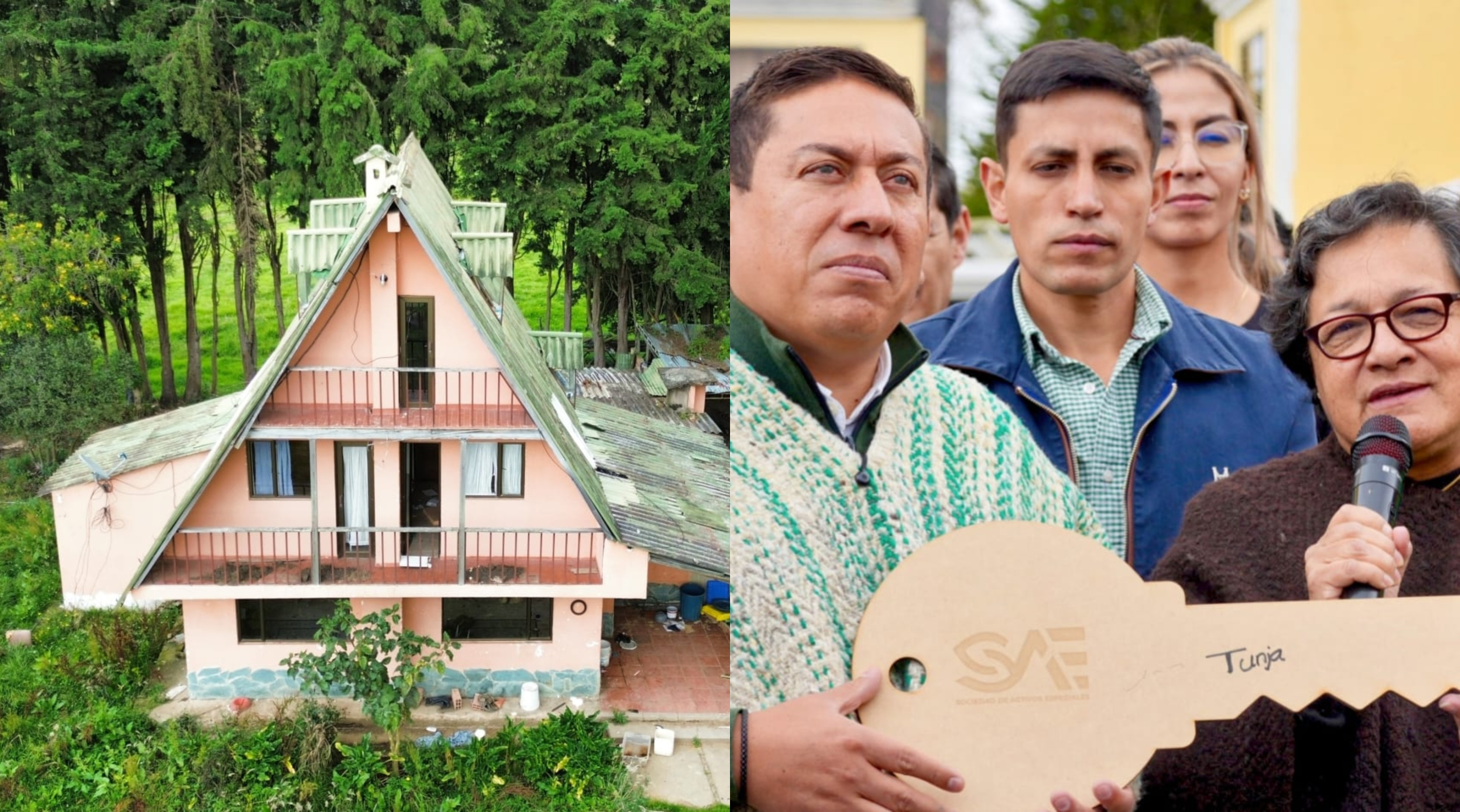 Los bienes fueron entregados a la Gobernación de Boyacá.