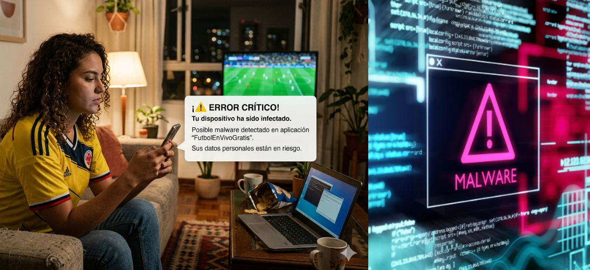 Riesgos de utilizar aplicaciones maliciosas para ver fútbol en vivo