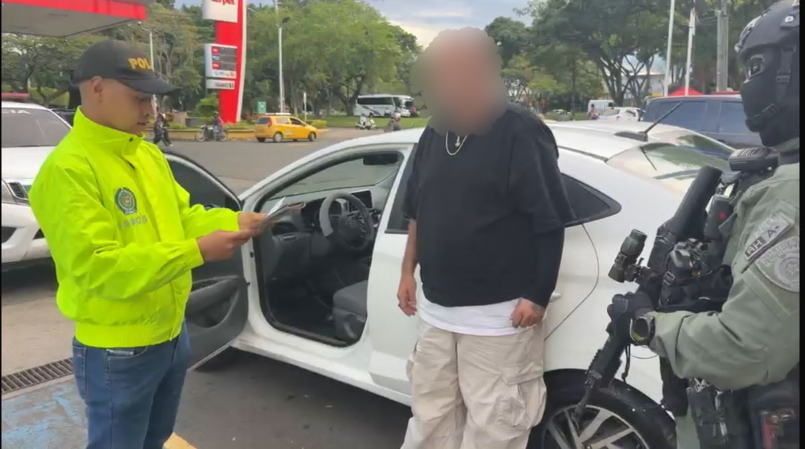 La captura del 'Español' en el sur de Cali.