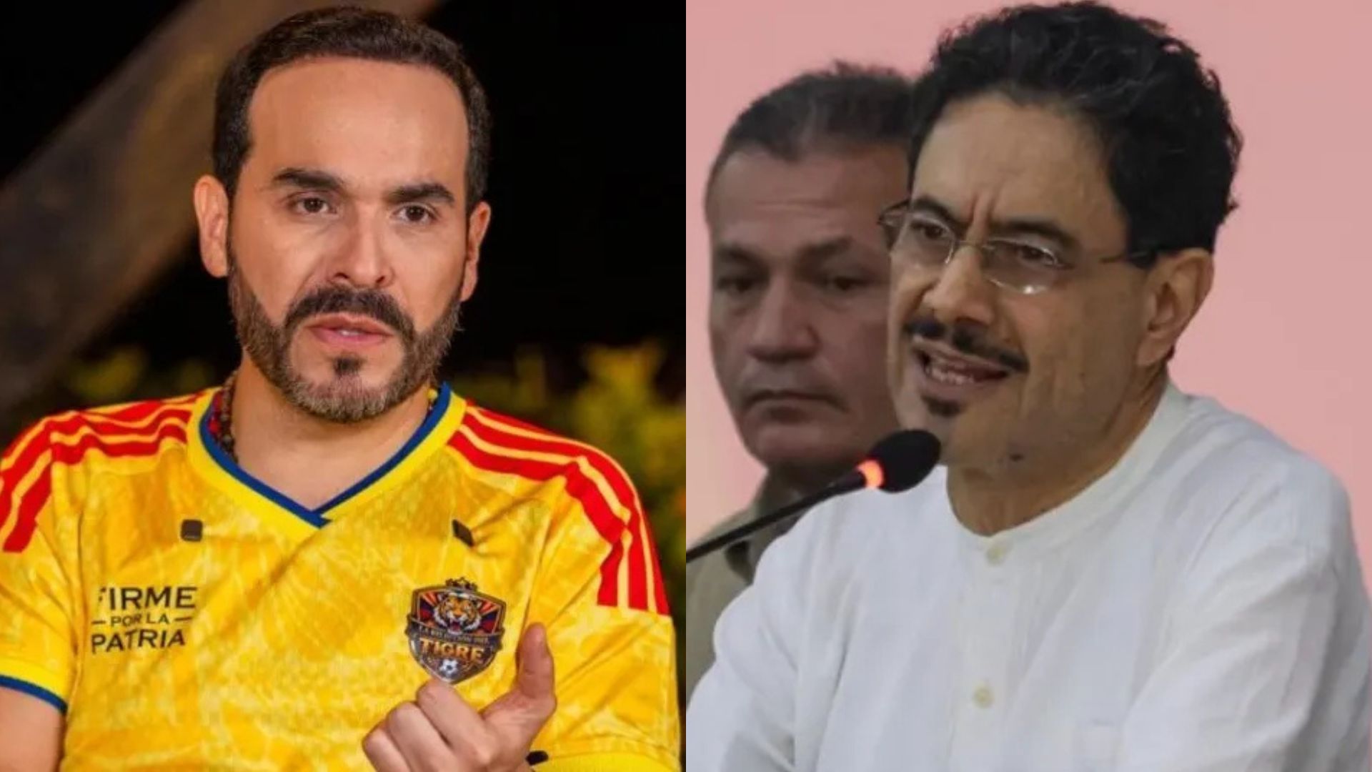 Abelardo de la Espriella e Iván Cepeda
