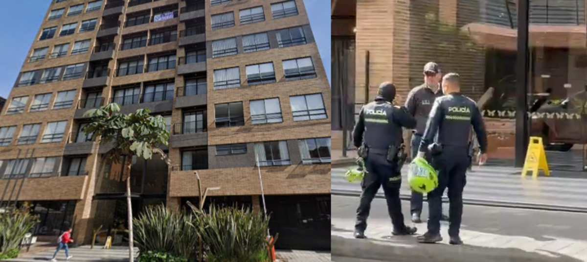 What is known about the luxurious building where a woman was found dead inside a suitcase in the north of Bogotá