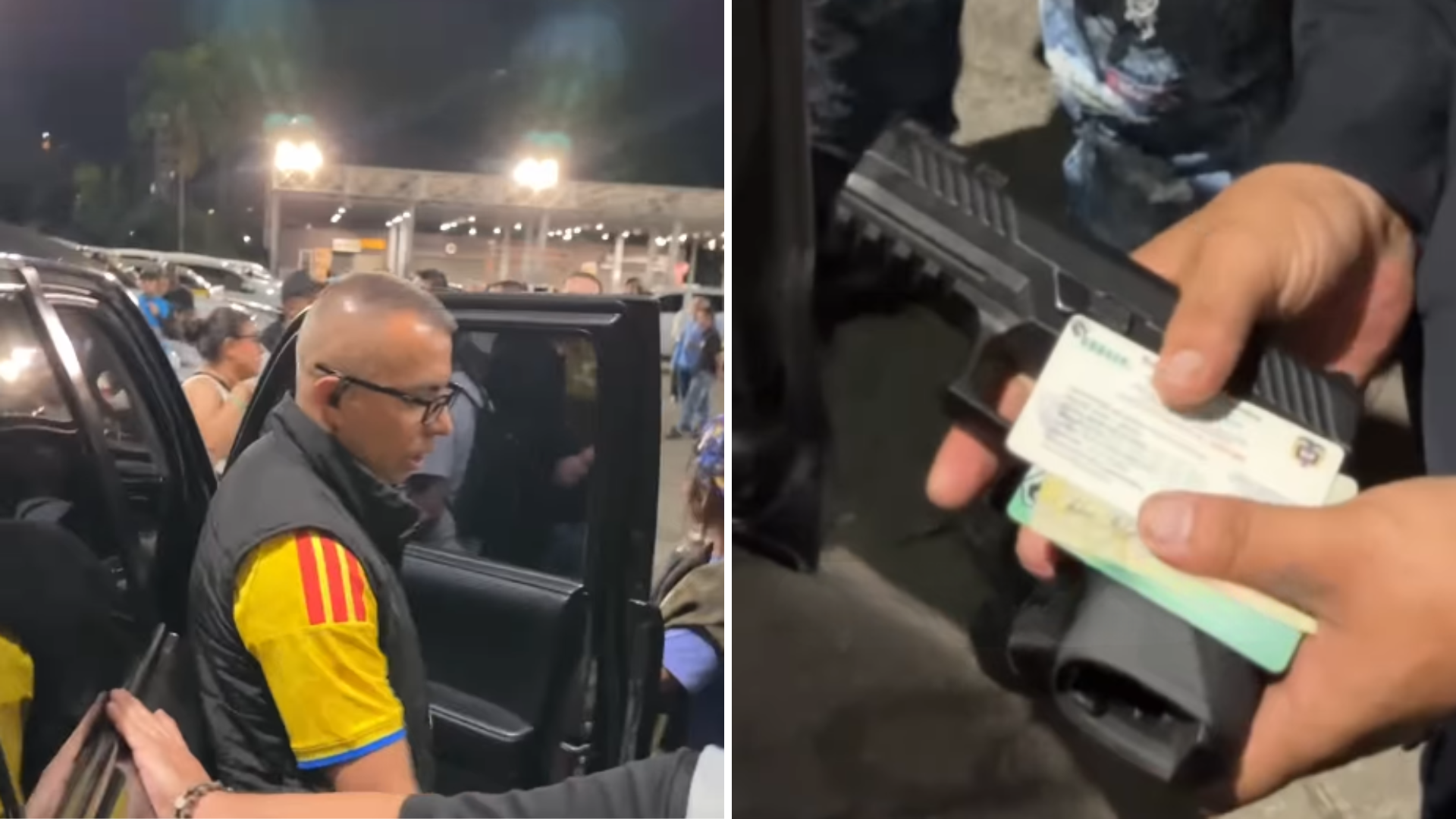 El escolta de un miembro de la campaña de Abelardo de la Espriella en Medellín recibió un comparendo y se le incautó un arma que portaba sin permiso en Plaza Mayor.