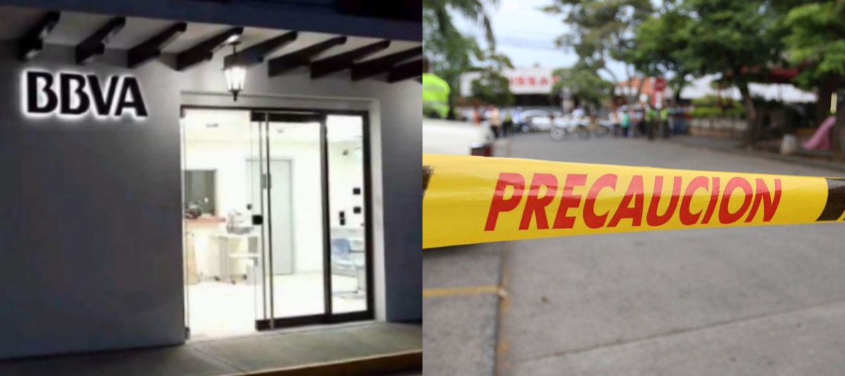 Robo a banco de sede BBVA en Caloto, Cauca