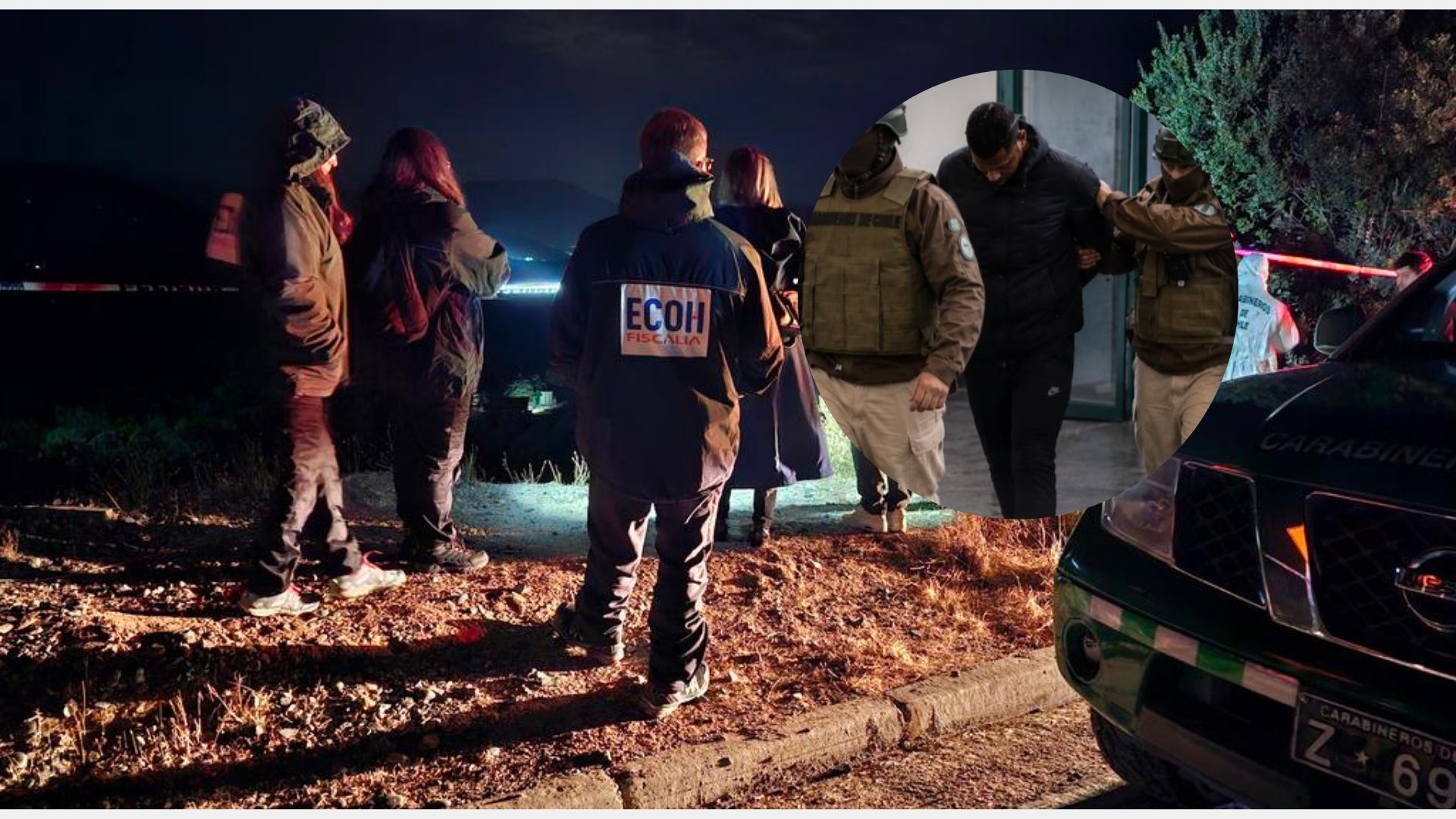 Hallazgo del cuerpo decapitado y calcinado. Captura de Abel Carabalí.