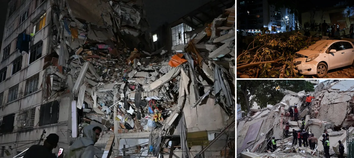 Fuertes imágenes de terremoto en Venezuela.