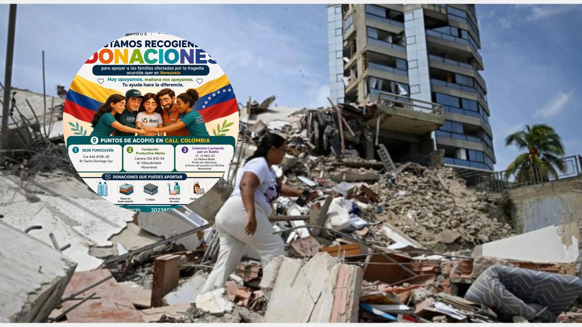 La fundación Funcolven Unidos Colombia y Venezuela recoge ayudas para sus compatriotas.