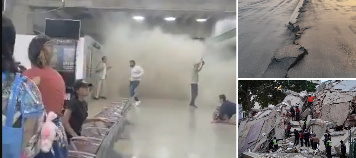 Graves daños en aeropuerto tras dos terremotos en Venezuela.