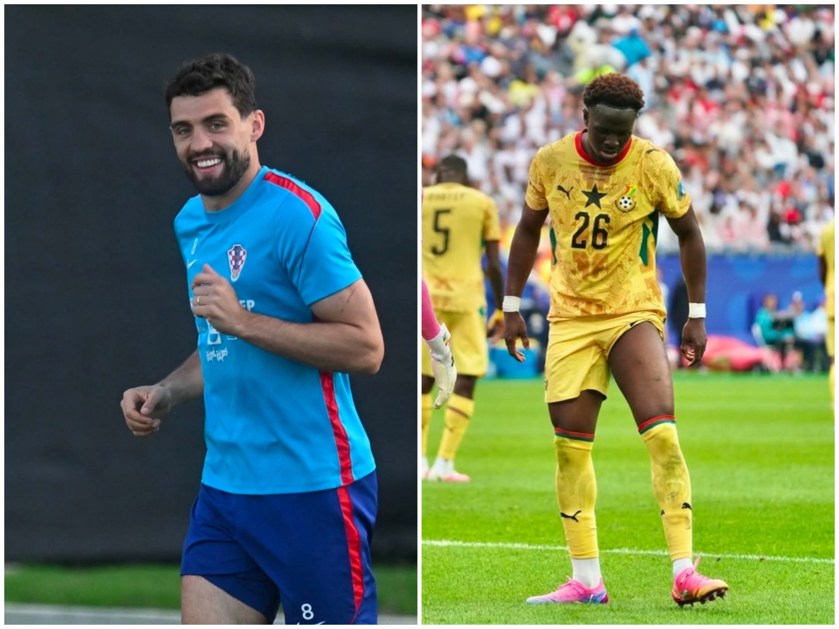 selecciones de Croacia y Ghana