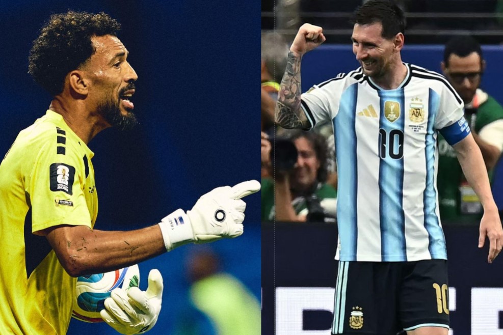 Vozinha y Lionel Messi