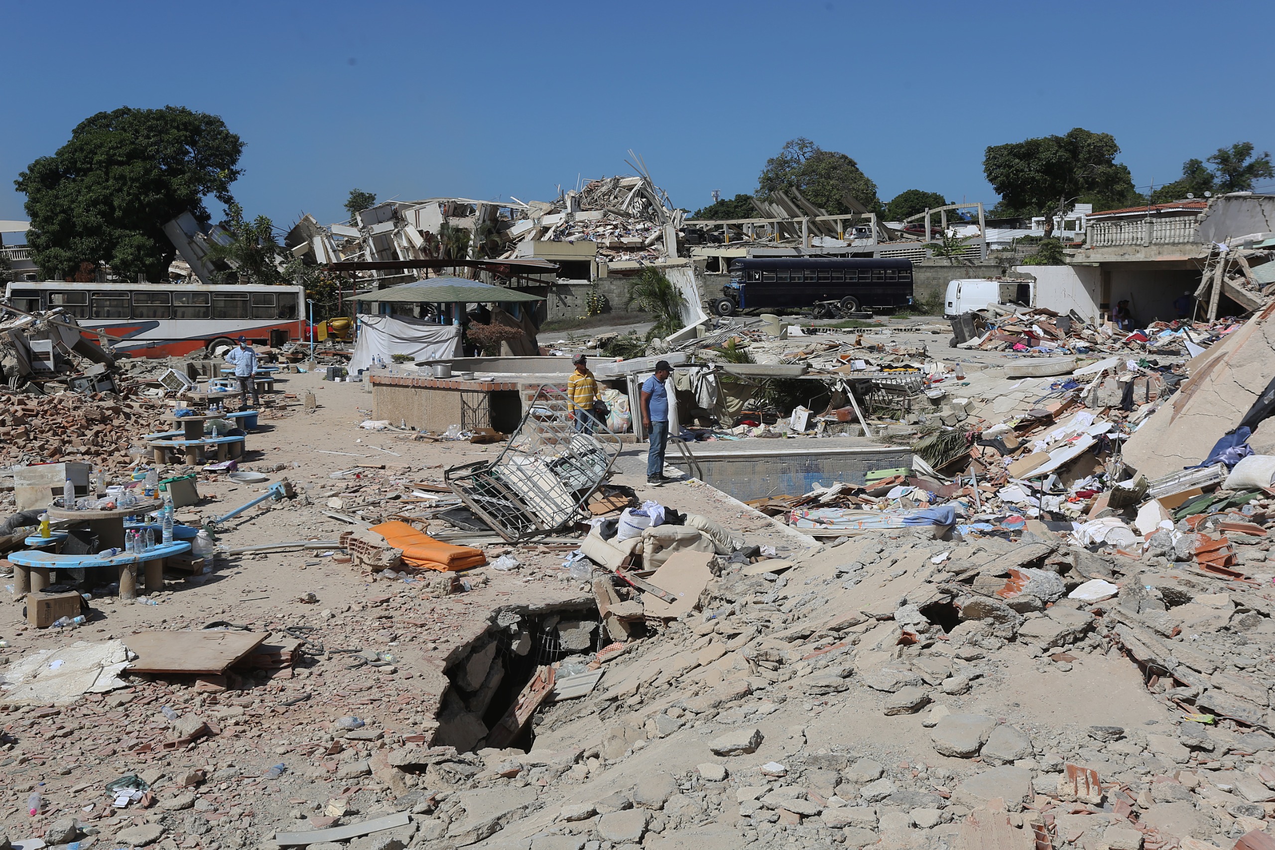 Cientos de edificios colapsaron por los terremotos que golpearon al país.