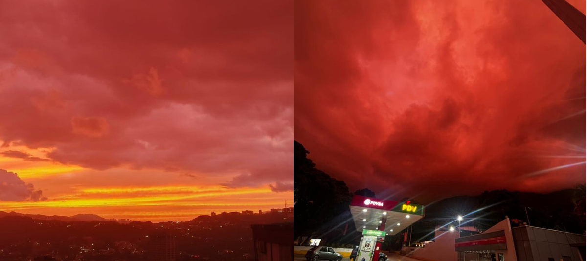 Cielo Rojo en Venezuela