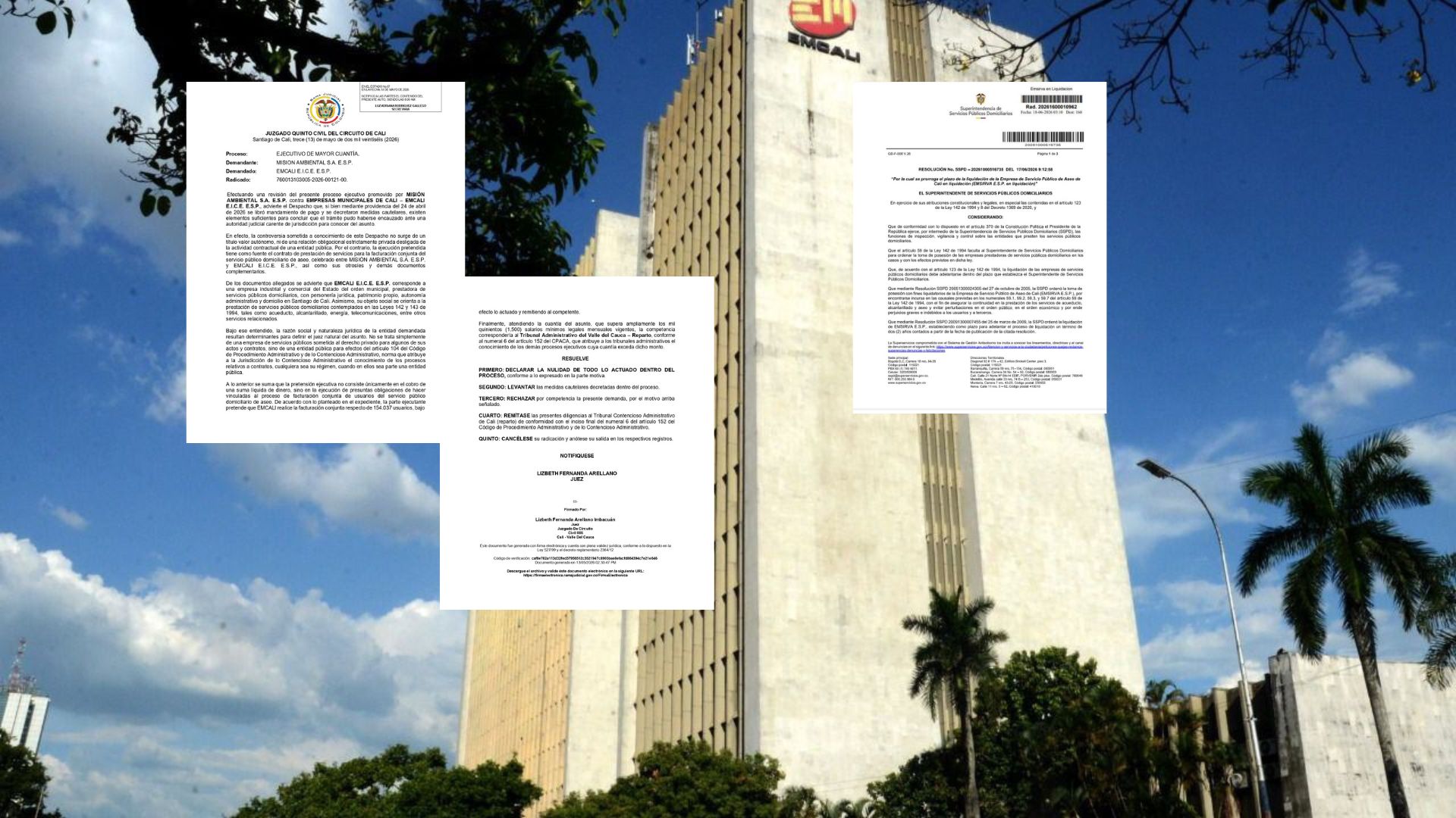 Situación sobre la recolección de las basuras en Cali. Nueva decisión de Juzgado Quinto y de otro lado, de la Superservicios.