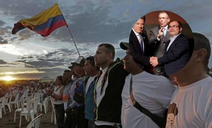 Momentos de la firma del acuerdo de paz en 2016. Acto en Caquetá hace 10 años.