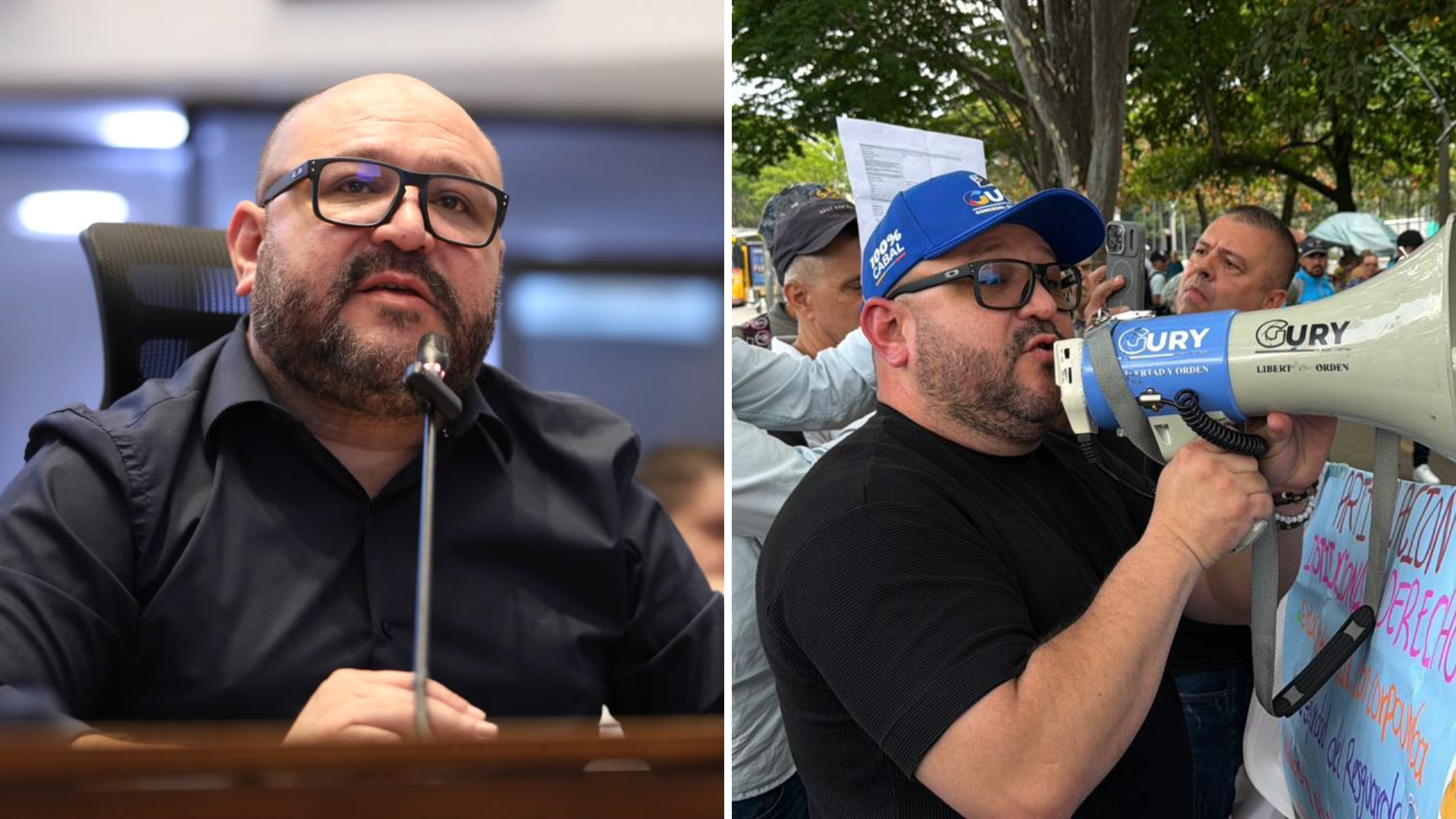 El concejal Andrés Felipe Rodríguez realizó una serie de pronunciamientos polémicos en el reciento del Concejo de Medellín tras la elección de Abelardo de la Espriella como presidente.