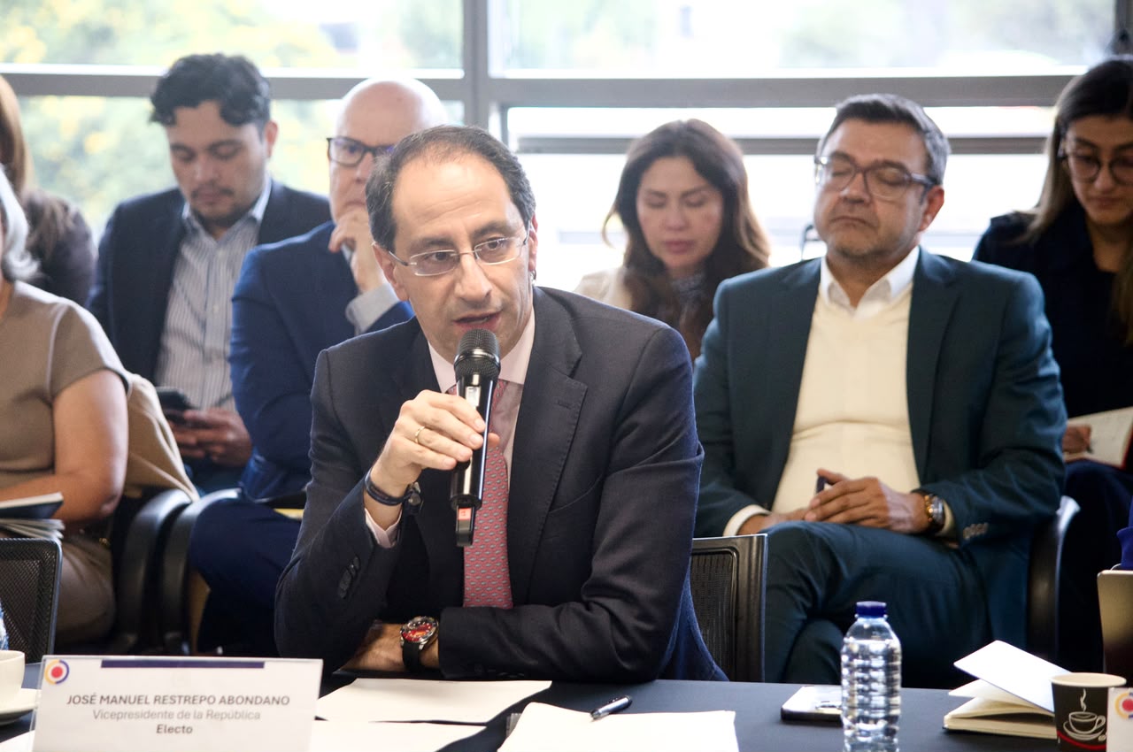 José Manuel Restrepo, elected vice president.