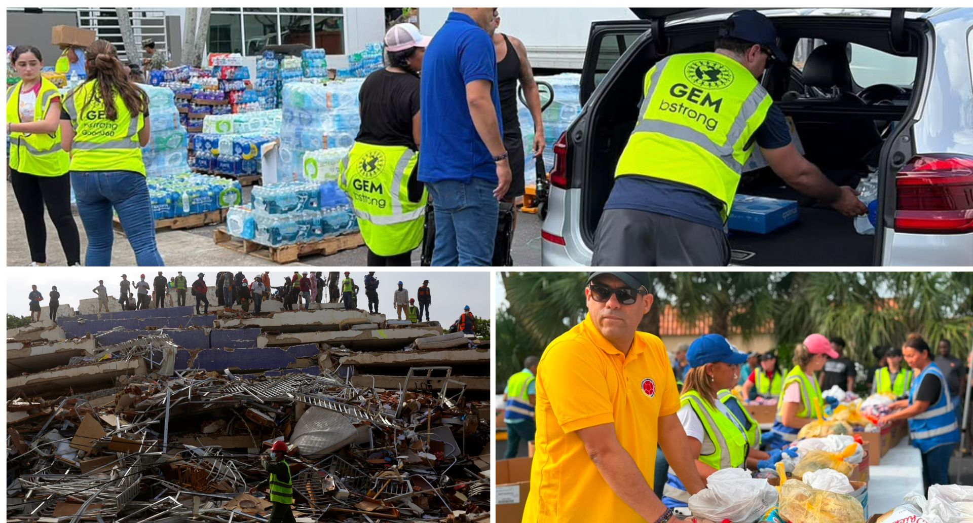 Cristhian Mancera Mejía y su mensaje de solidaridad.