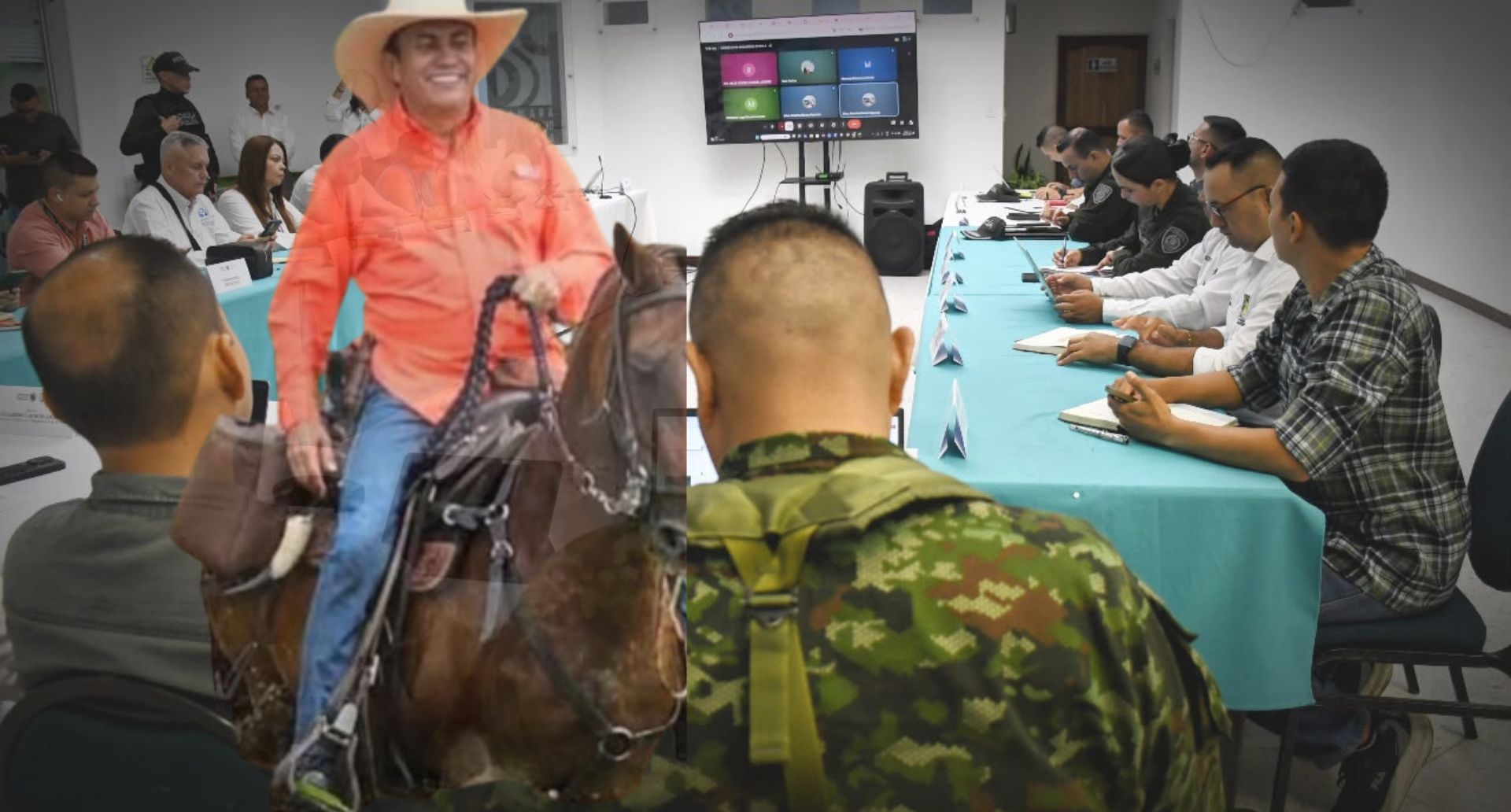 Consejo de seguridad en Sevilla, Valle, tras homicidios como el del caballista Gildardo Peña Bermeo.