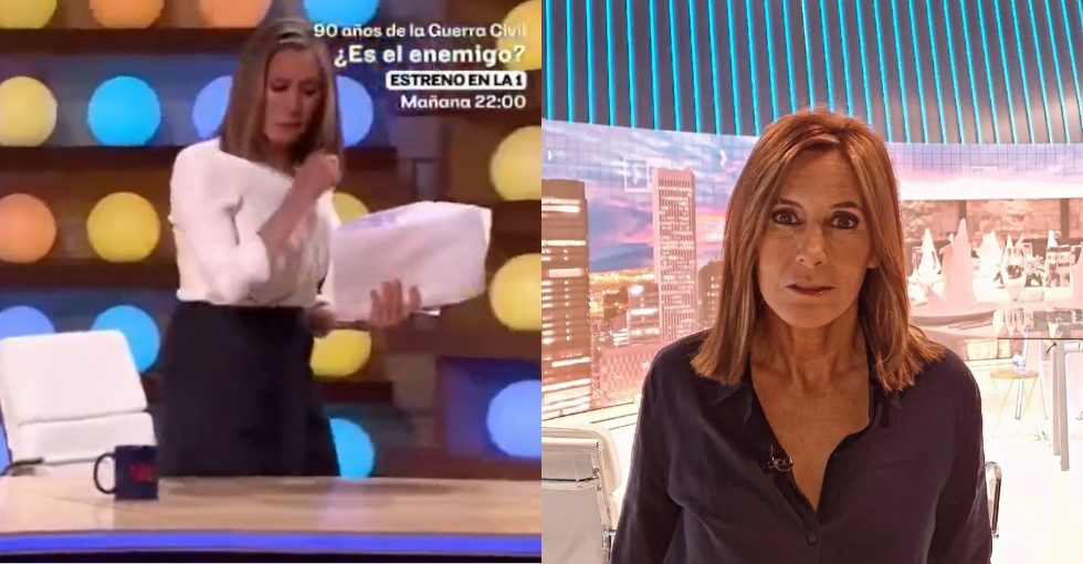 Renuncia en vivo de la periodista Marta Gómez Montero.