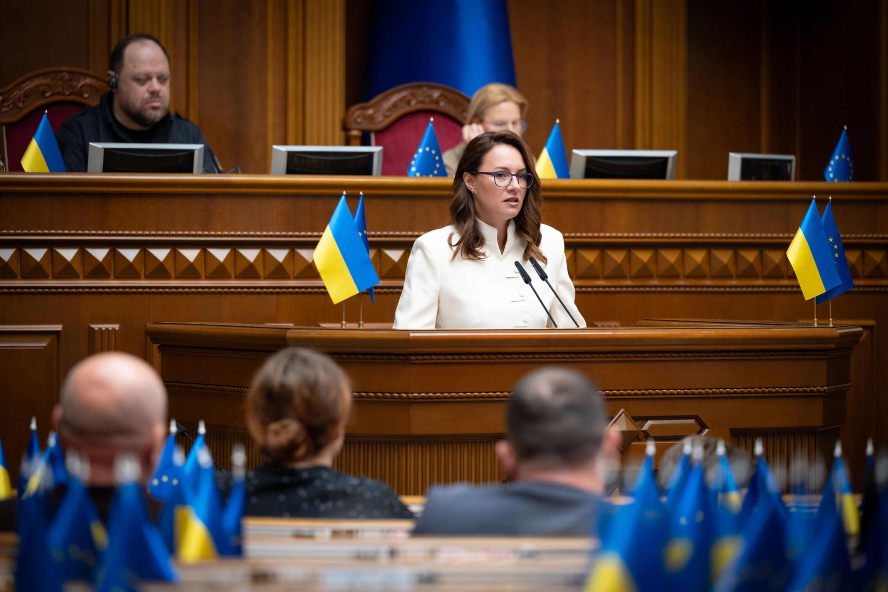 La ex primera ministra ucraniana Yulia Sviridenko