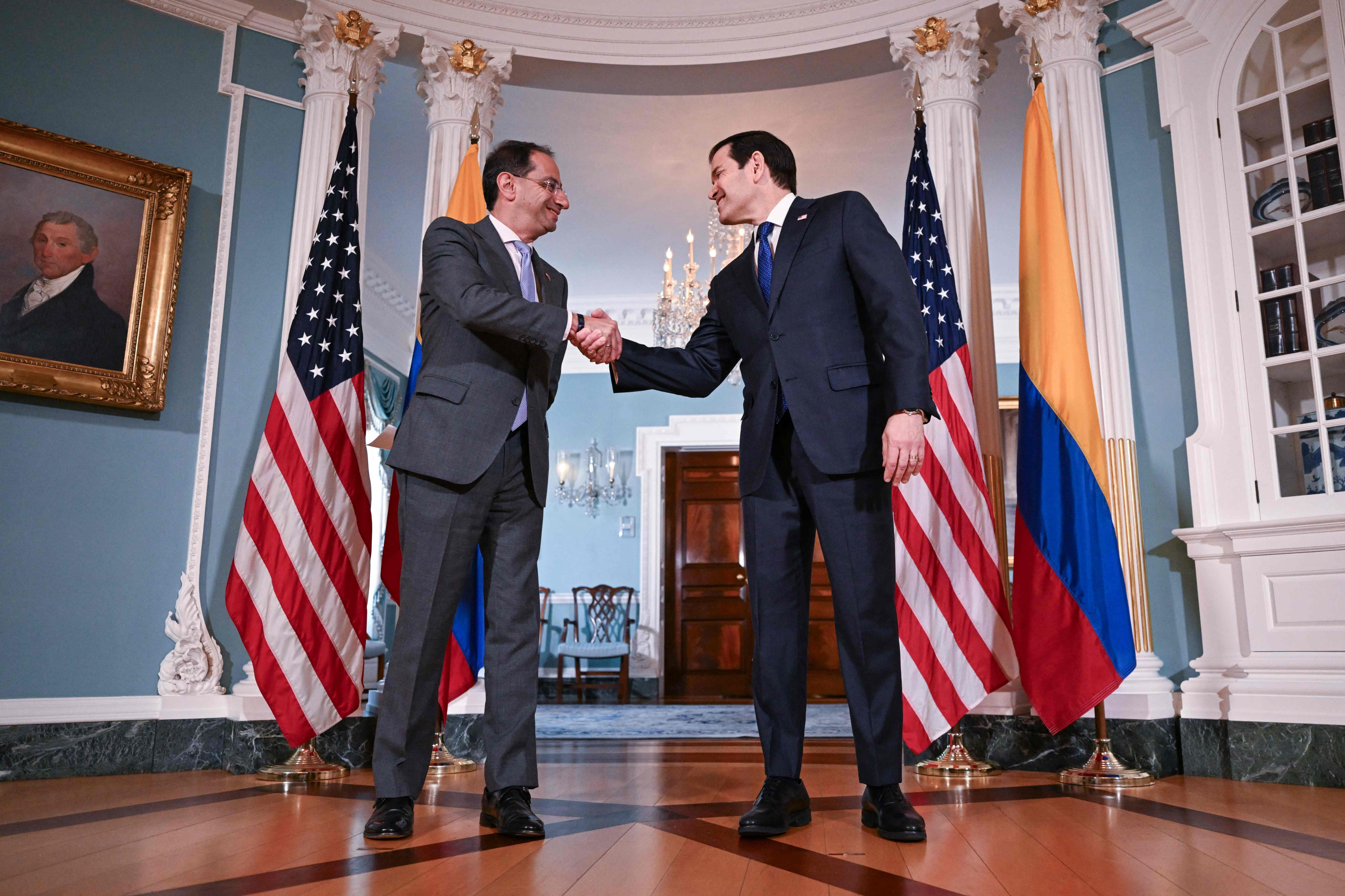 Marco Rubio y José Manuel Restrepo