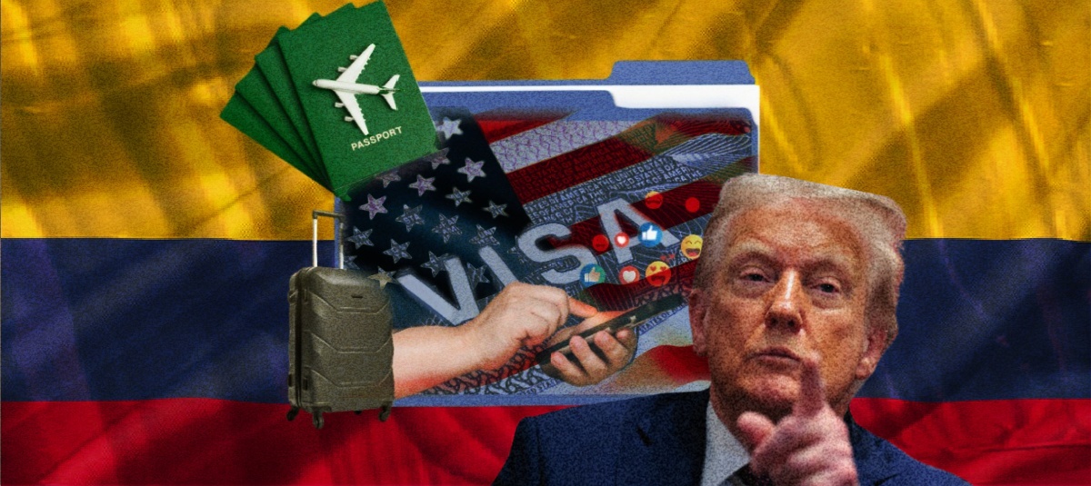 Los colombianos deben solicitar visa para visitar Estados Unidos.