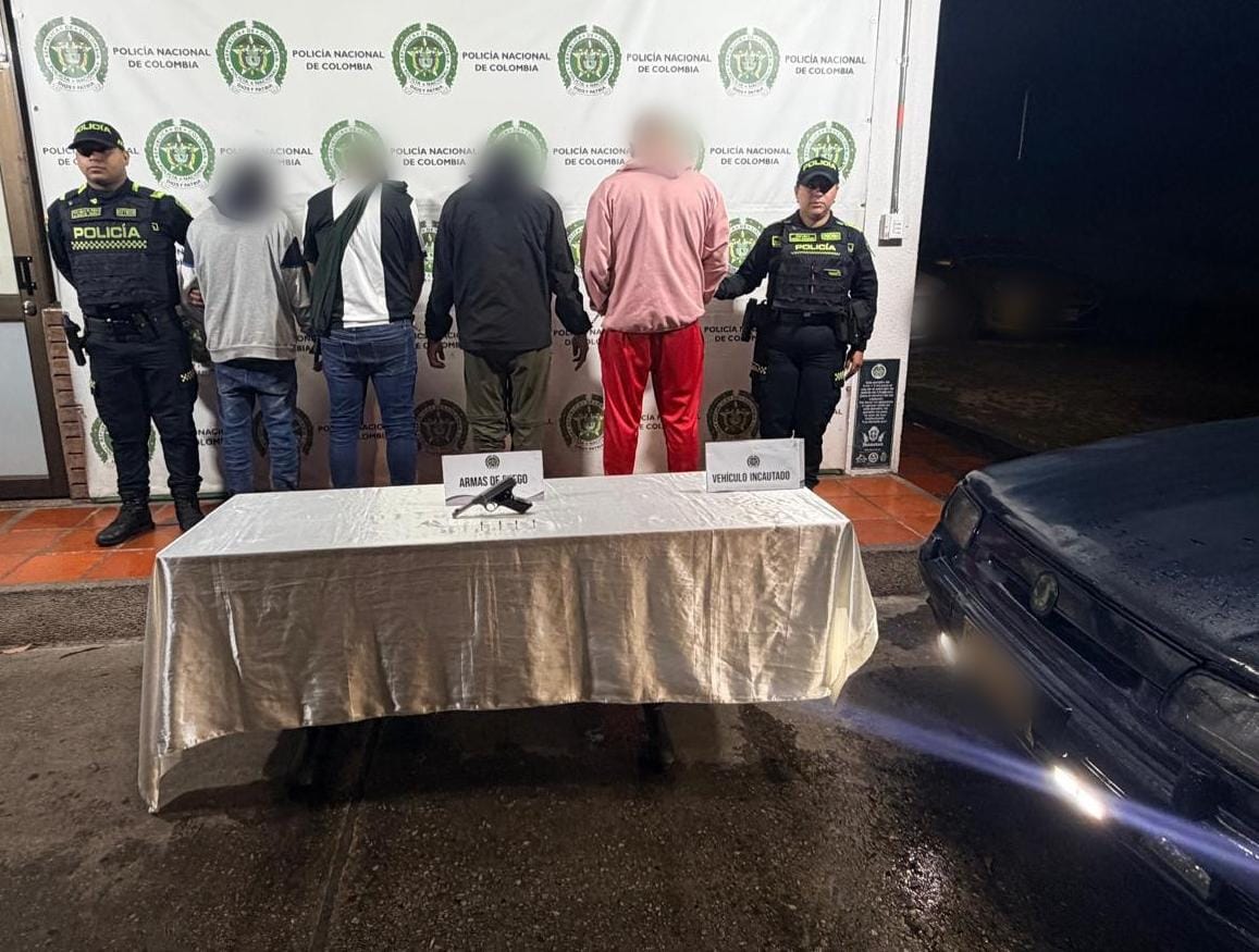 Four men were captured during an operation in Chapinero.
